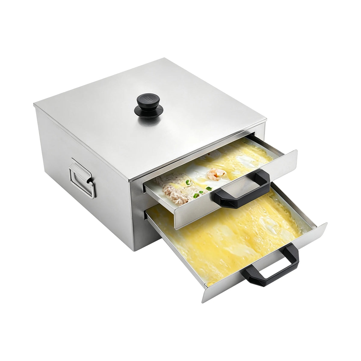 Manual Rice Noodle Roll Steamer and Maker for Homemade Rolls