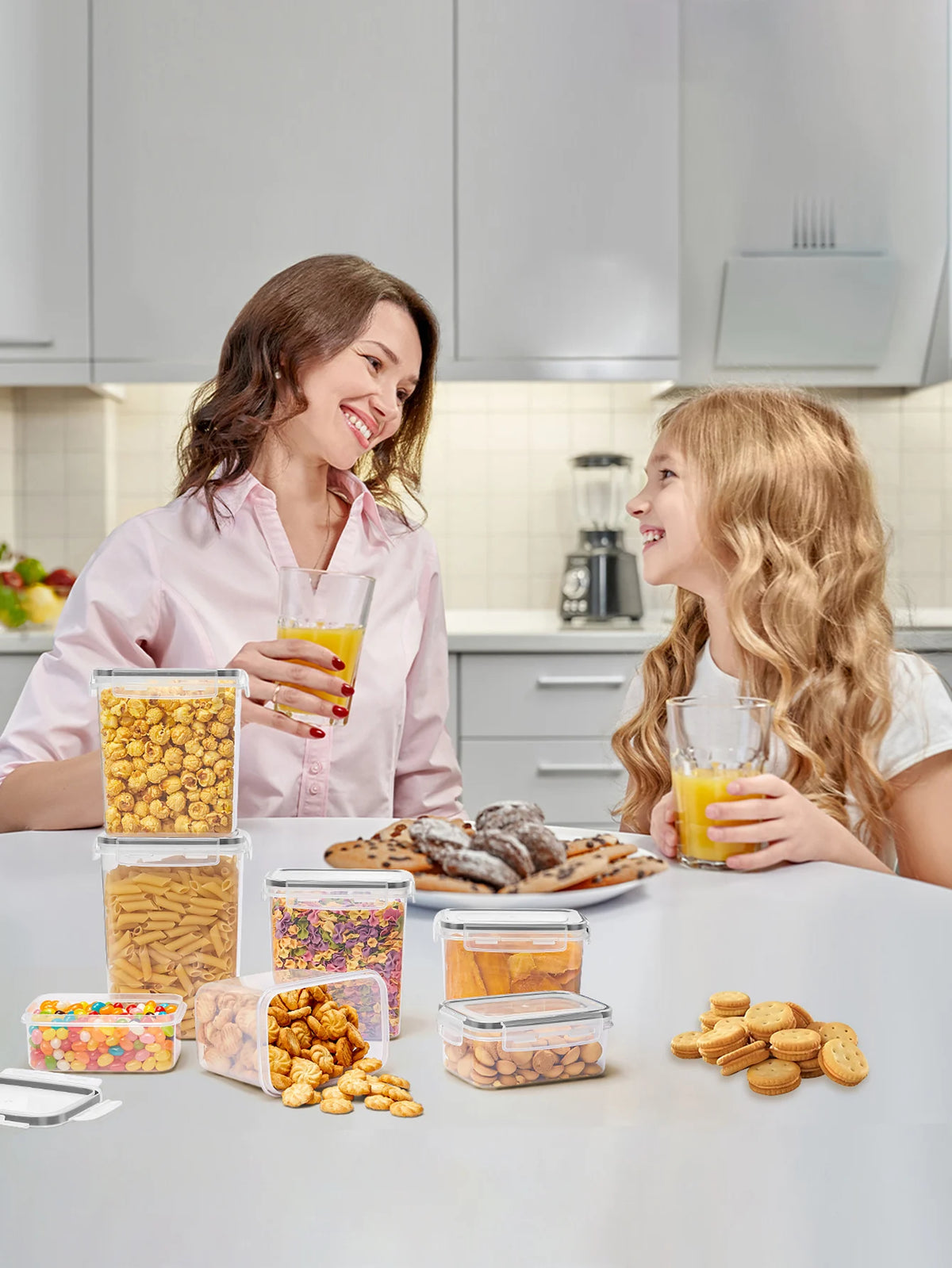 Airtight Food Storage Containers With Lids For Pantry Organization