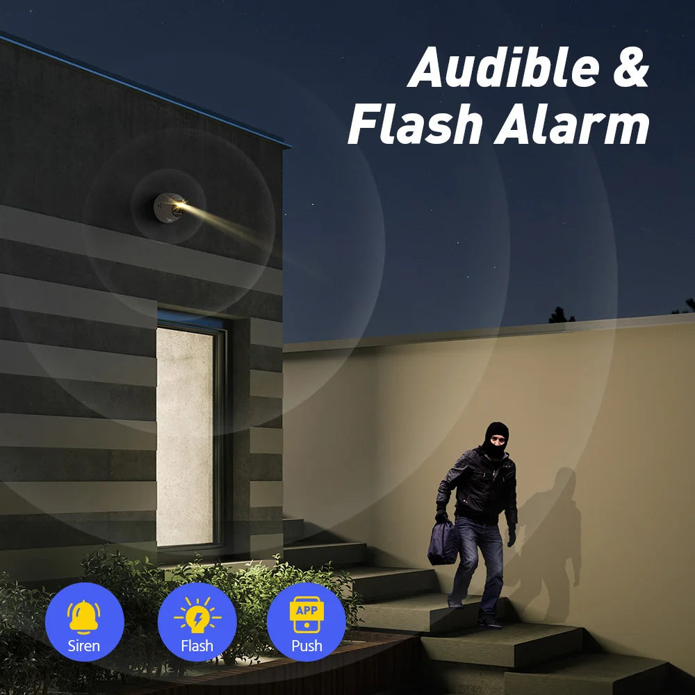 ANNKE 8MP 4K PoE Security Camera Dual Light Audio Detection