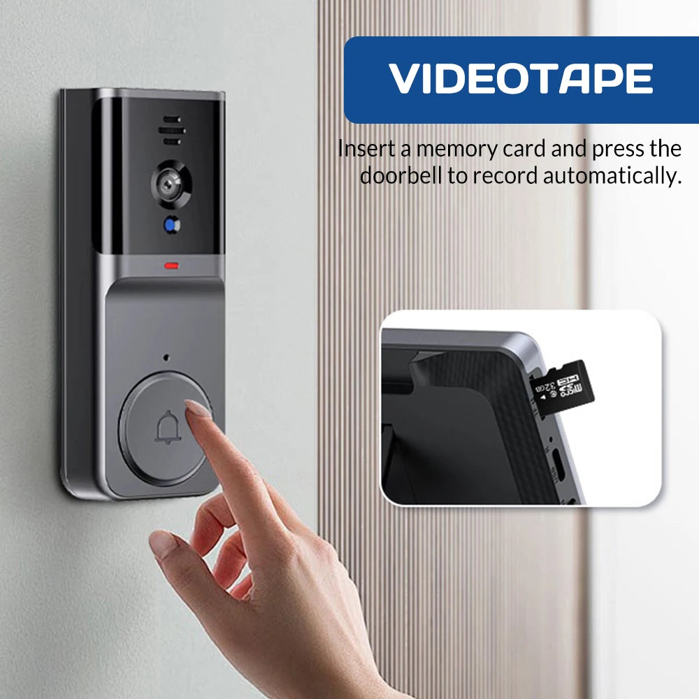 Wireless Video Doorbell Intercom With Night Vision Two Way Audio