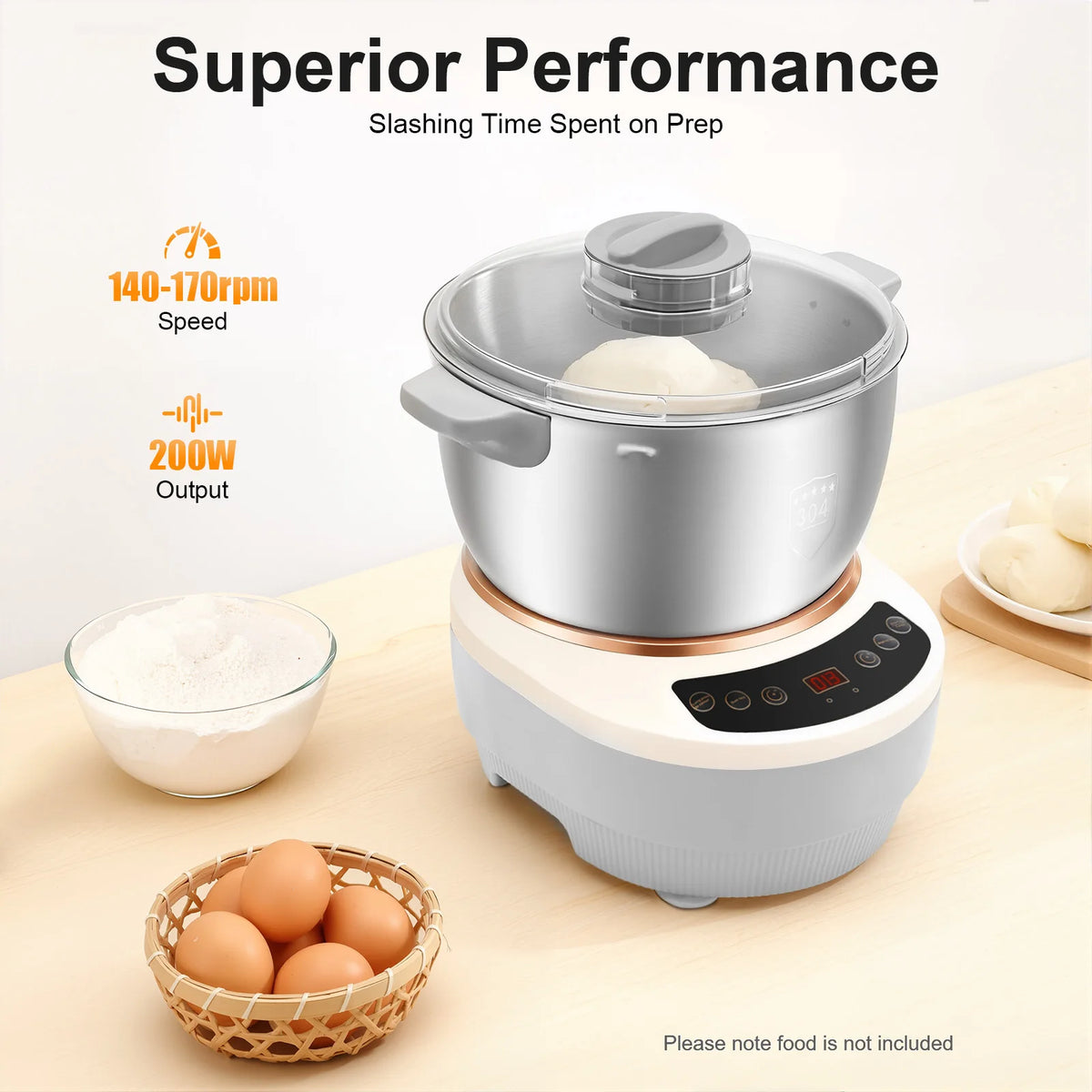 Electric Dough Maker With Fermentation Function For Bread And Pizza