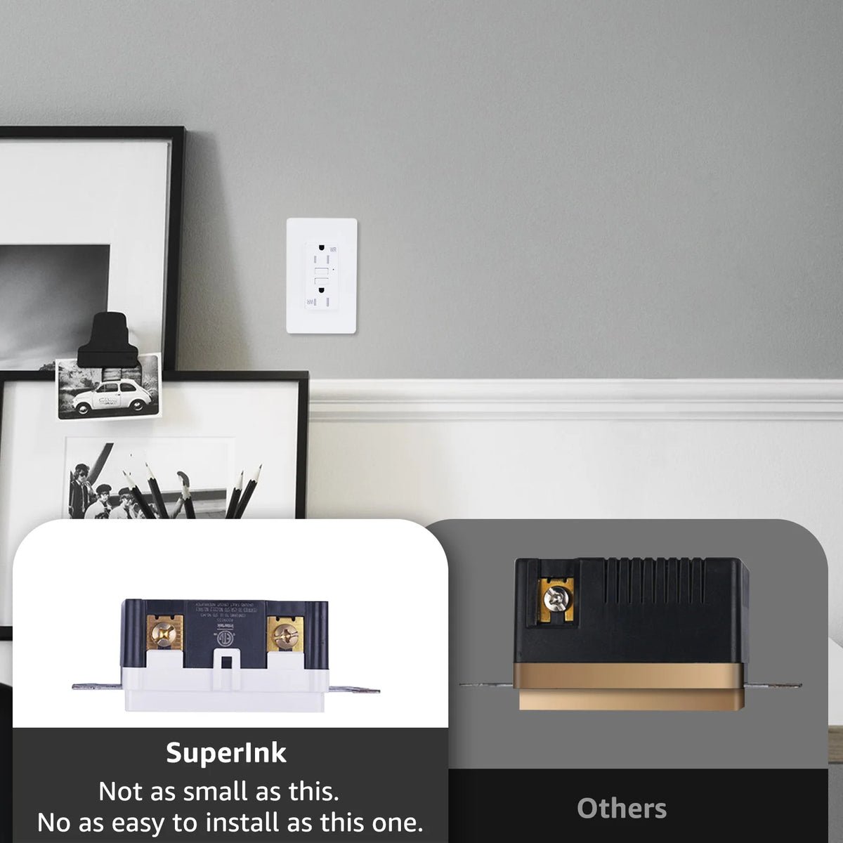 GFCI Outlet Receptacle With LED Indicator for Home Use