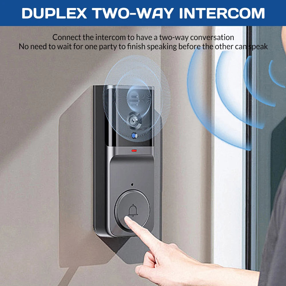 Wireless Video Doorbell Intercom With Night Vision Two Way Audio