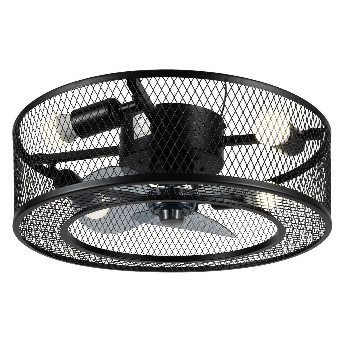 Ceiling Fan Chandelier With Remote Control Timer And Quiet Lighting