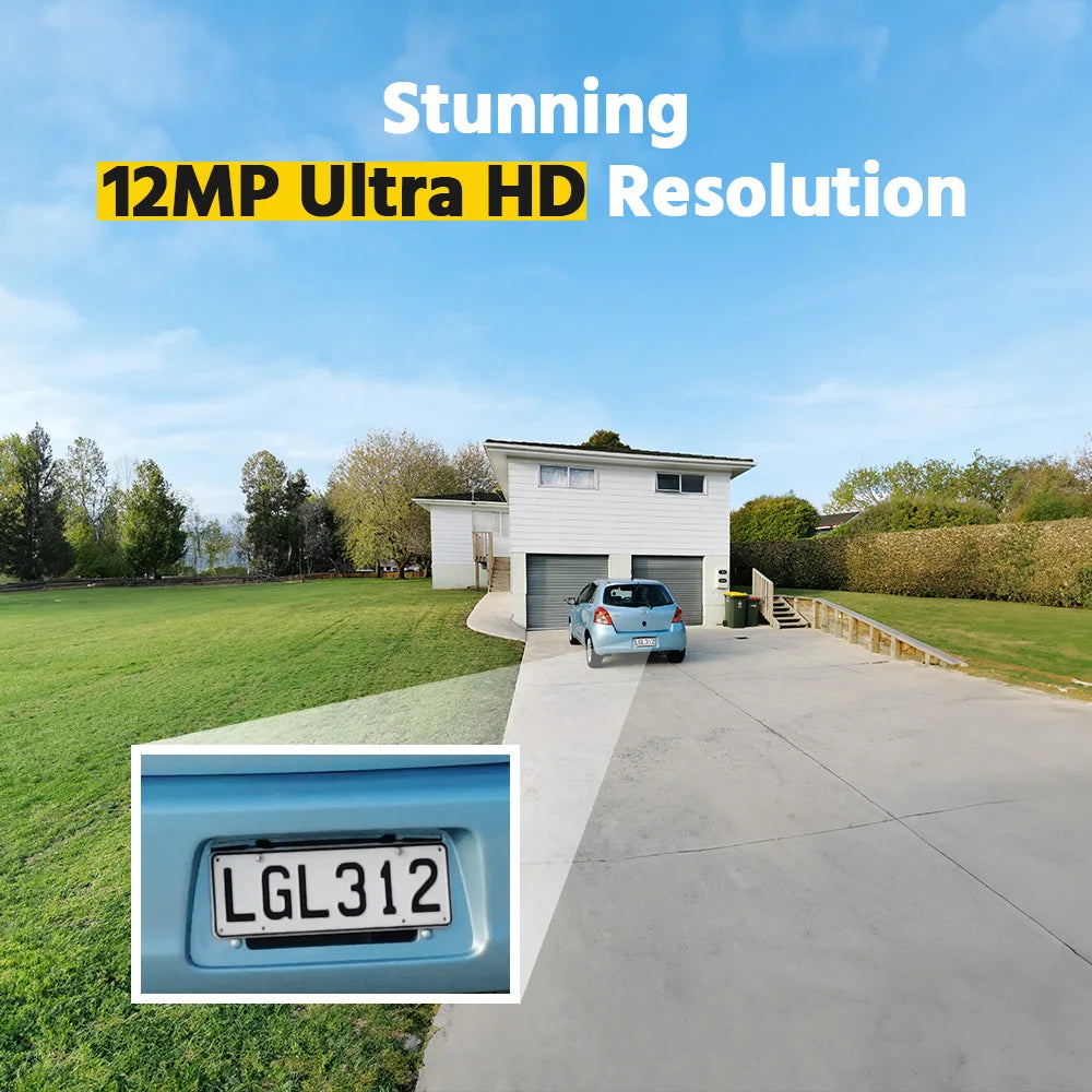 ANNKE 8 Channel 12MP PoE H.265+ Network Video Recorder
