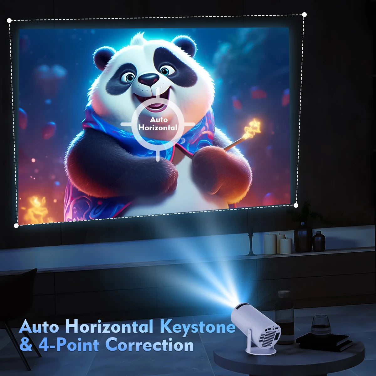 Magcubic Portable Home Projector With Bluetooth And 8K Support