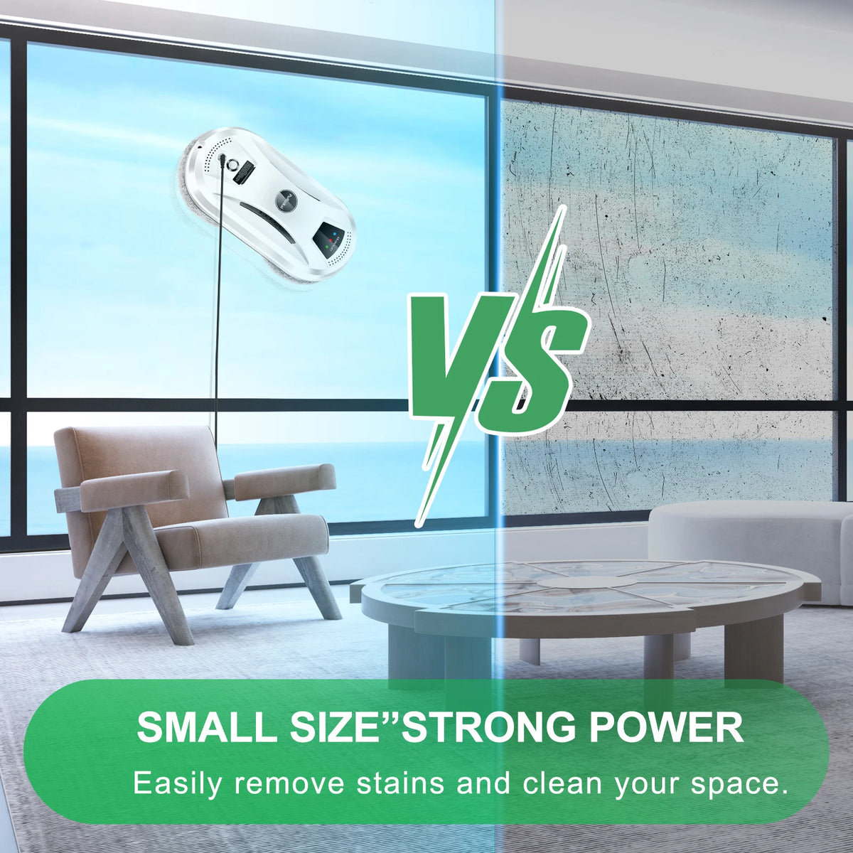 PuRuikai Smart Window Cleaning Robot for Glass Surfaces