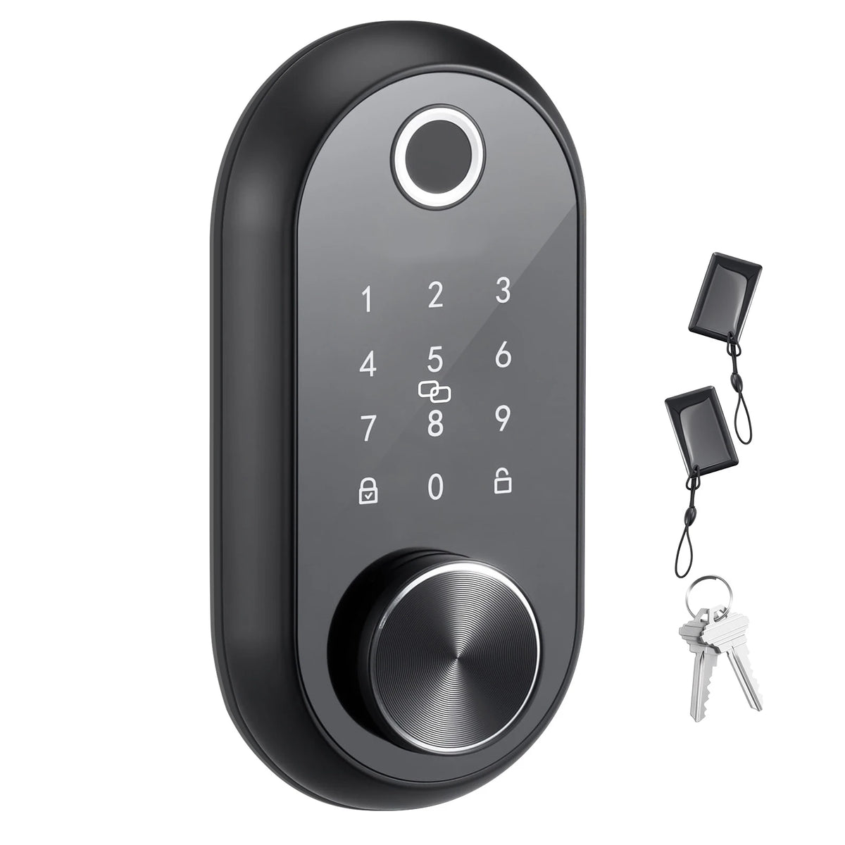 SucceBuy Biometric Fingerprint Door Lock With Touchscreen Deadbolt