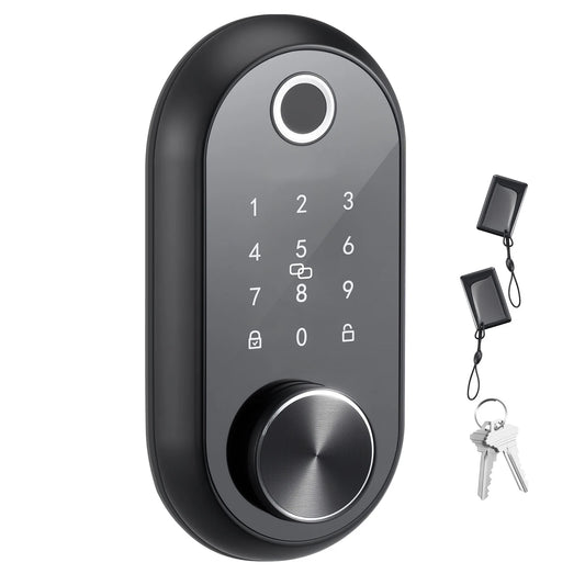 SucceBuy Biometric Fingerprint Door Lock With Touchscreen Deadbolt