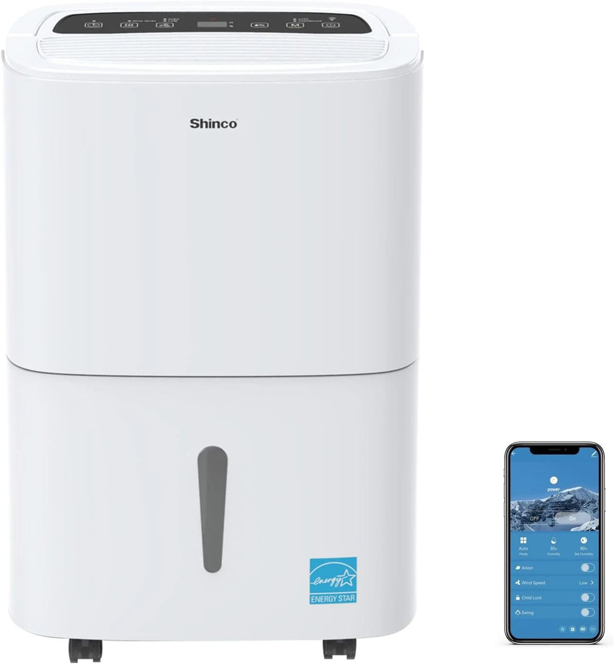Shinco Energy Star Dehumidifier for Large Rooms and Basements