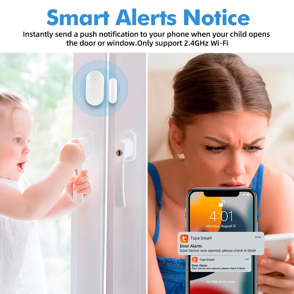 KERUI Tuya Smart WiFi Home Security Alarm System Kit